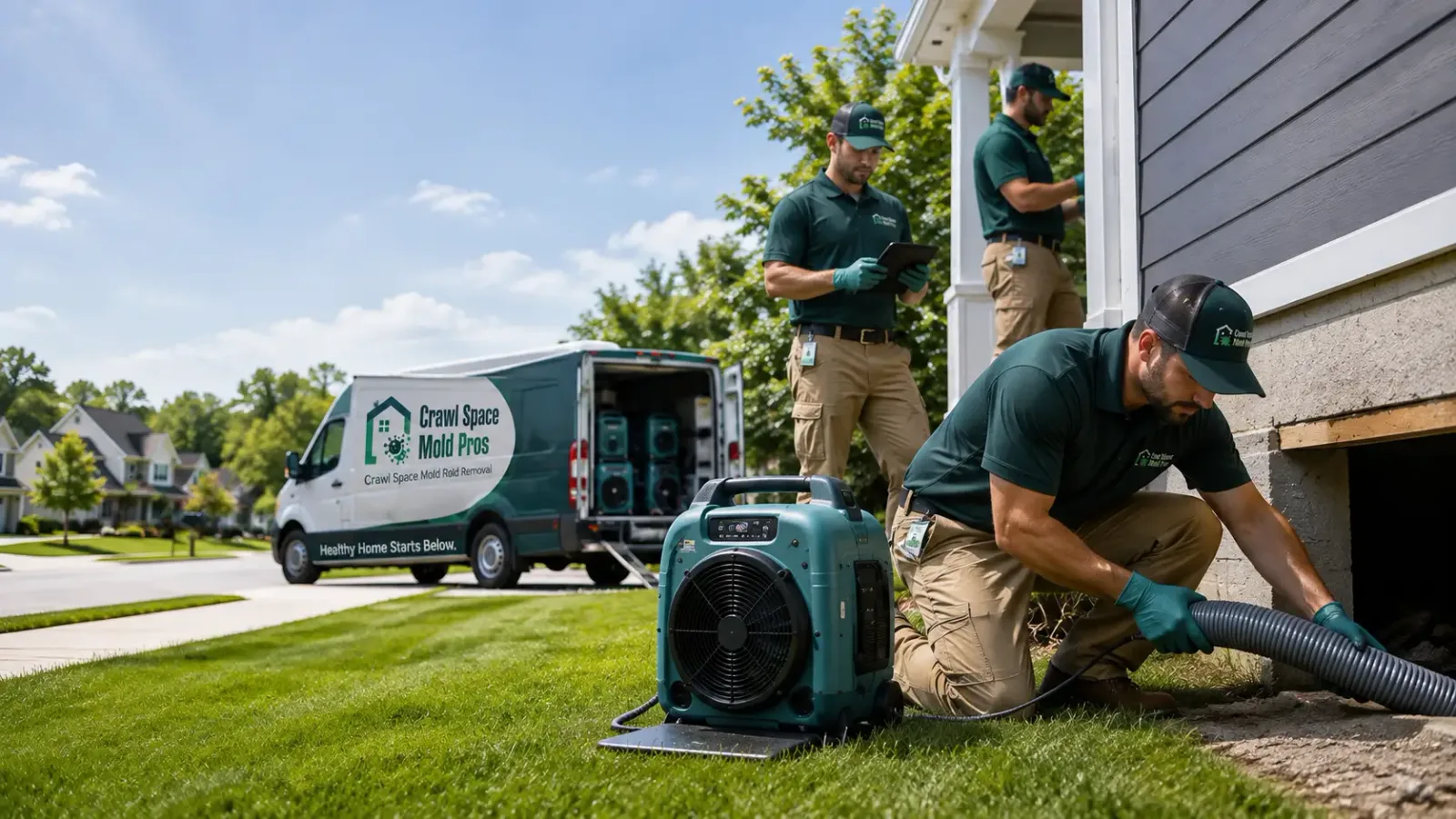 Crawl Space Mold Removal in Gregory, AR